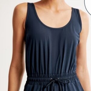 Abercrombie & Fitch A&F Navy Blue Sleeveless Traveler Jumpsuit Pants size XL